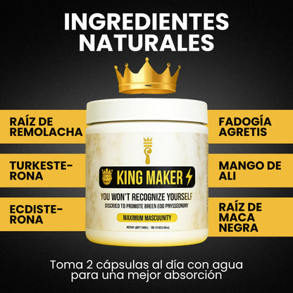 👑 King Maker® Suplemento 13 en 1 para Hombres