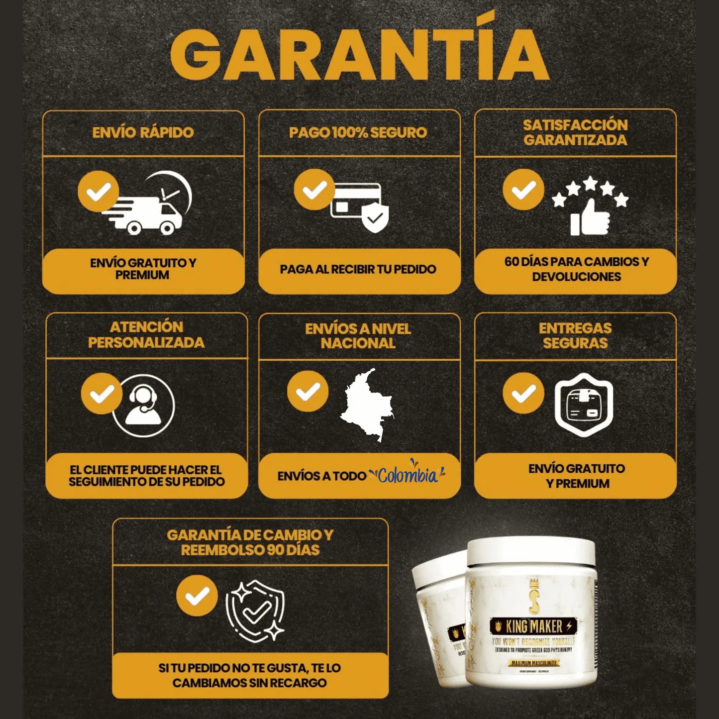 👑 King Maker® Suplemento 13 en 1 para Hombres
