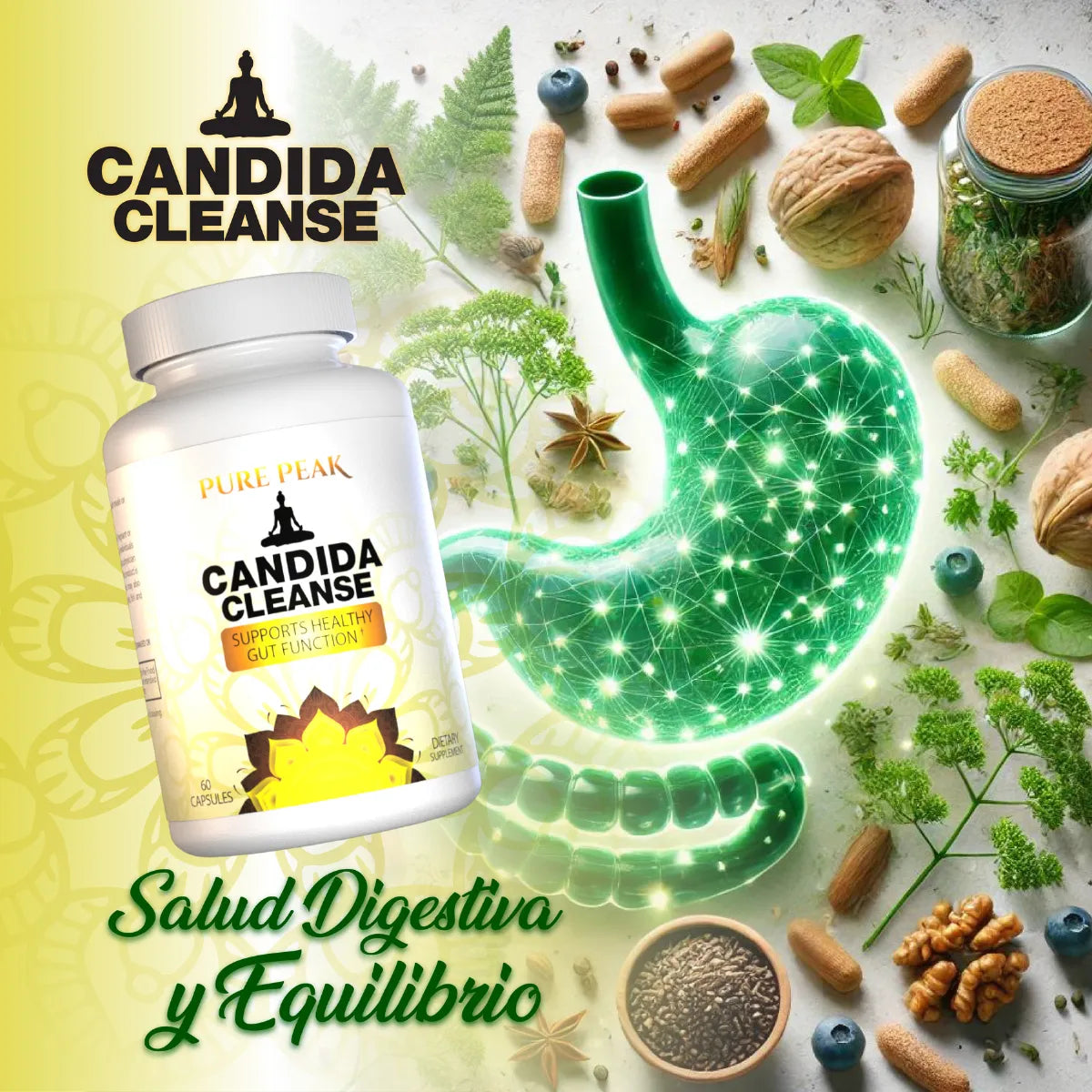 🌿 Candida Cleanse – Pure Peak