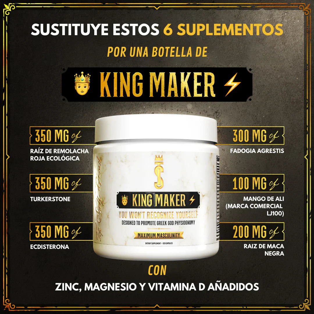 👑 King Maker® Suplemento 13 en 1 para Hombres