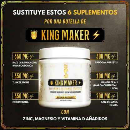 👑 King Maker® Suplemento 13 en 1 para Hombres