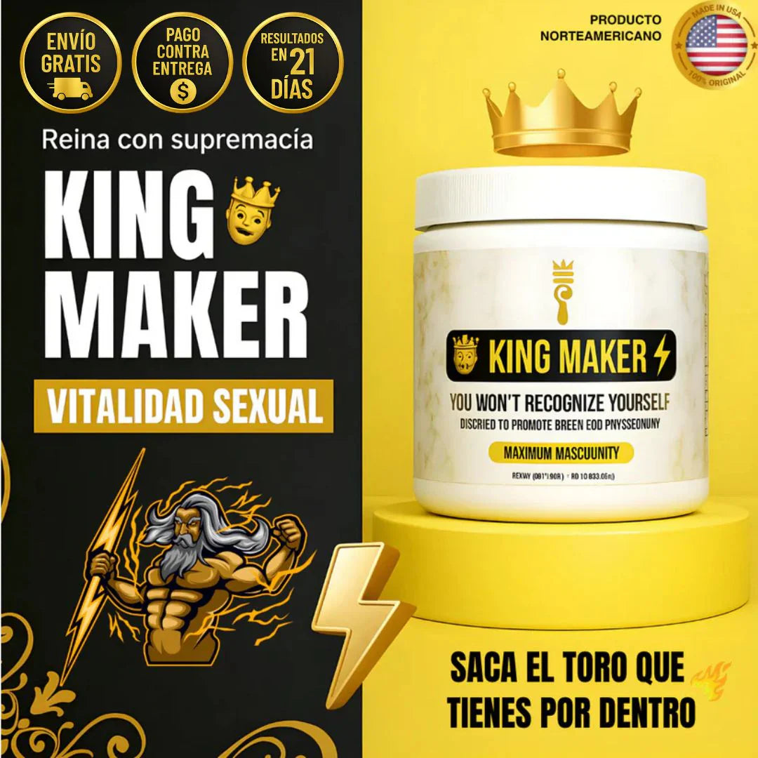 👑 King Maker® Suplemento 13 en 1 para Hombres